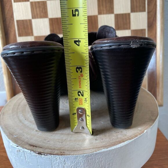 Born Leather Heeled Sandals Size 7 EUC - Picture 7 of 9